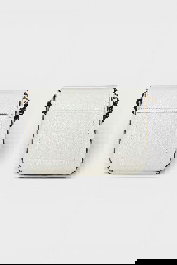 Tory Burch Felix Colour Block Flap Cream Shoulder Bag New Moon Beige