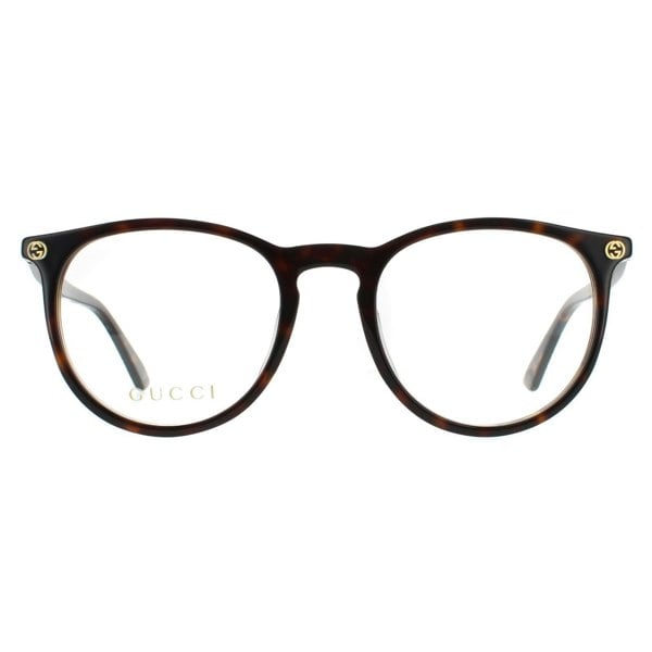 Gucci Glasses Frames GG0027O 002 Havana Women