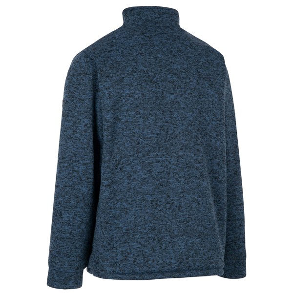 Trespass Men's Ampney Marl Fleece Jacket - Smokey Blue