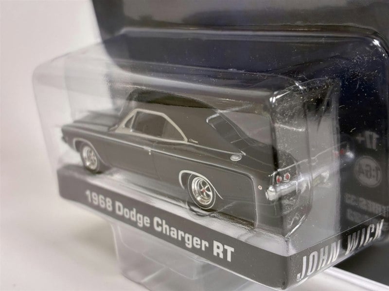 MCSlots John Wick 1968 Dodge Charger RT Black 1:64 Scale Greenlight 44930E