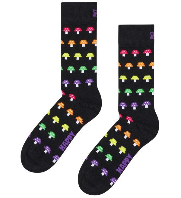 Happy Socks 4-Pack Gamer Socks Gift Box, Black