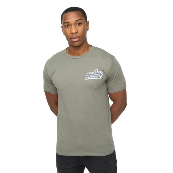 Crosshatch Mens Jampstead T-Shirt - Olive - 