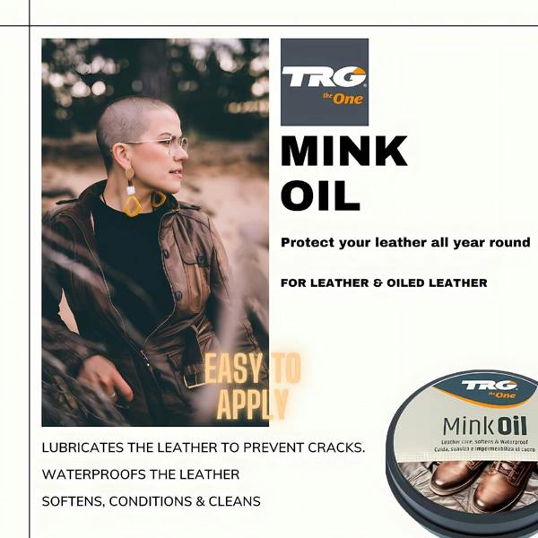 TRG Neutral Mink Oil - Universal Waterproofing Leather Conditioner 100ml