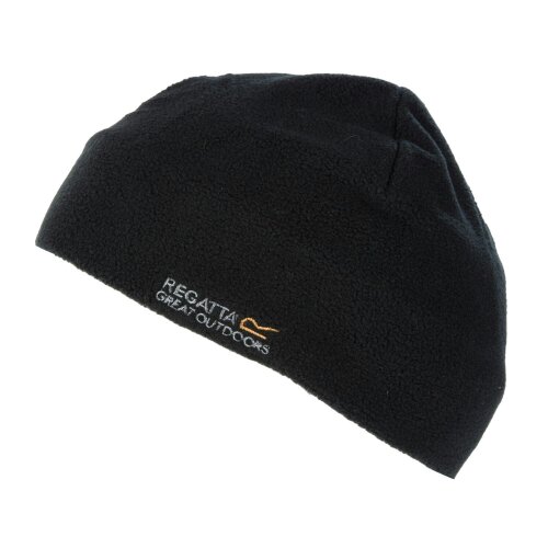 Regatta Great Outdoors Childrens/Kids Taz II Winter Fleece Hat - Black - 4-6 Years - Black - 100% Polyester