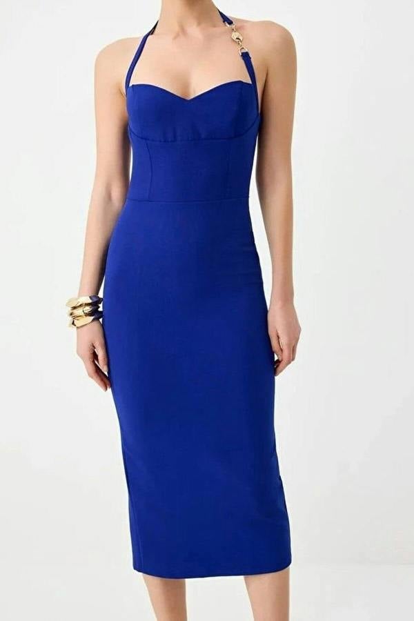 WOVCOR Accessory Detailed Woven Dress