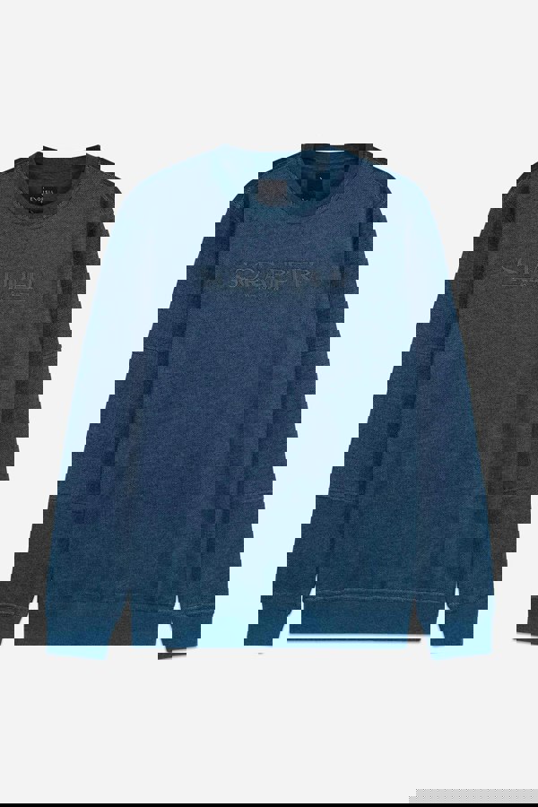 ENORSIA Heavy Pique Terry Crew Neck Sweatshirt