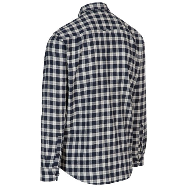 Trespass Mens Paulbury Checked Shirt - Navy