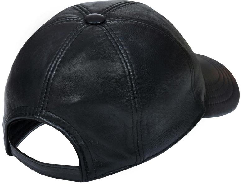 Infinity Leather Mens Womens Real Nappa Leather Adjustable Golf Snapback Plain Baseball Cap Hat