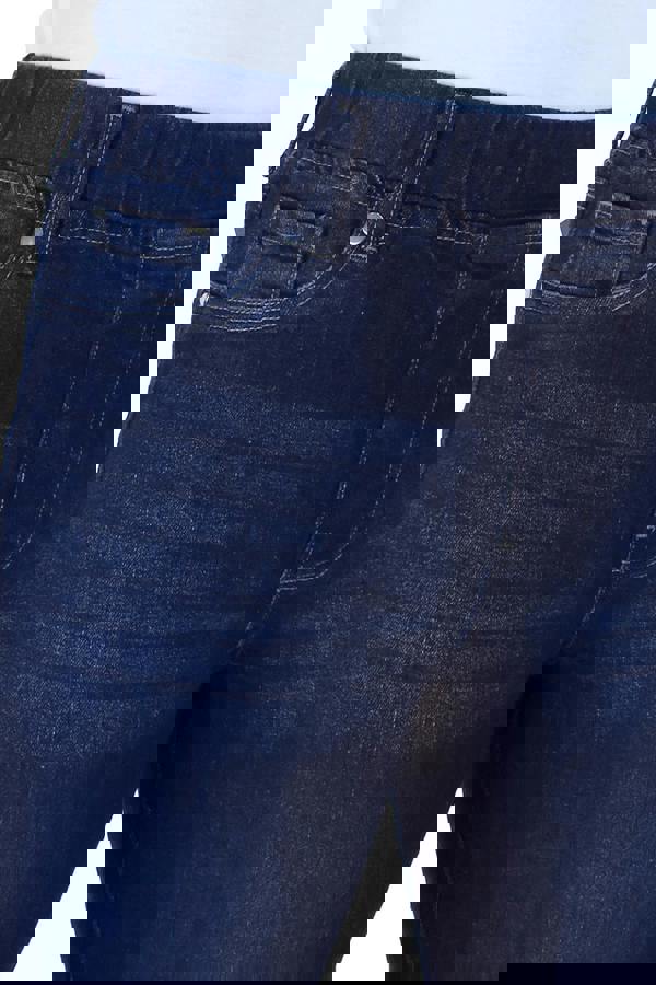 Paulo Due Womens Pull On Denim Capri Shorts