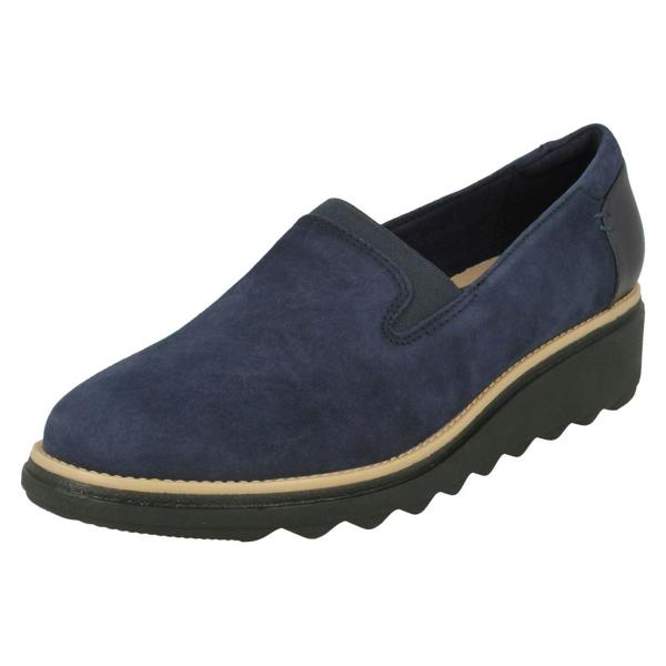 Clarks Ladies Clarks Slip On Smart Shoes - Sharon Dolly