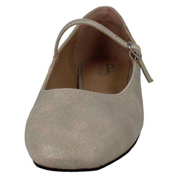 Clarks Ladies Clarks Mary Jane Ballerina Flat Shoes Emelina Gem