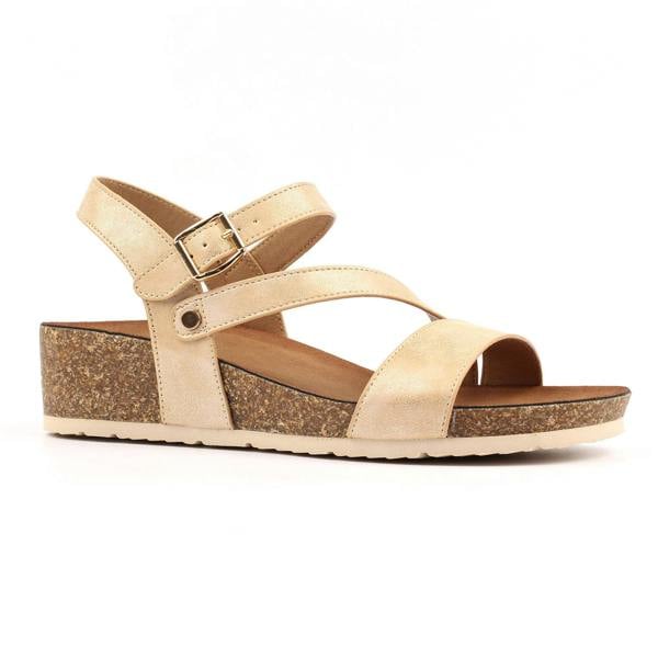 Lunar Womens/Ladies Buster Sandals - Gold - 