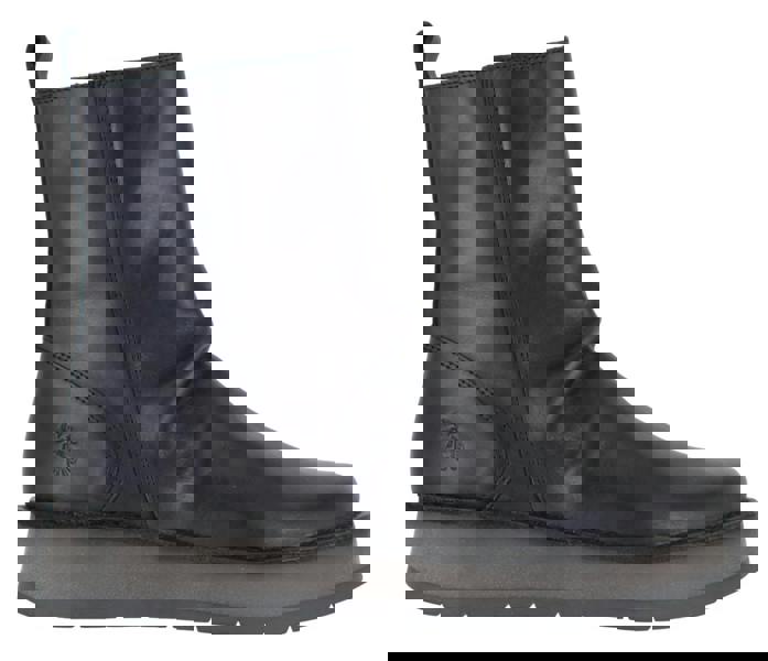 Fly London RENO Womens Side Zip Chelsea Dealer Mid Ankle Boots