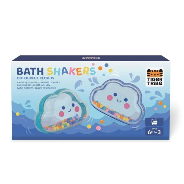 Tiger Tribe Bath Shakers - Colourful Clouds | Baby Sensory Toys & Gifts