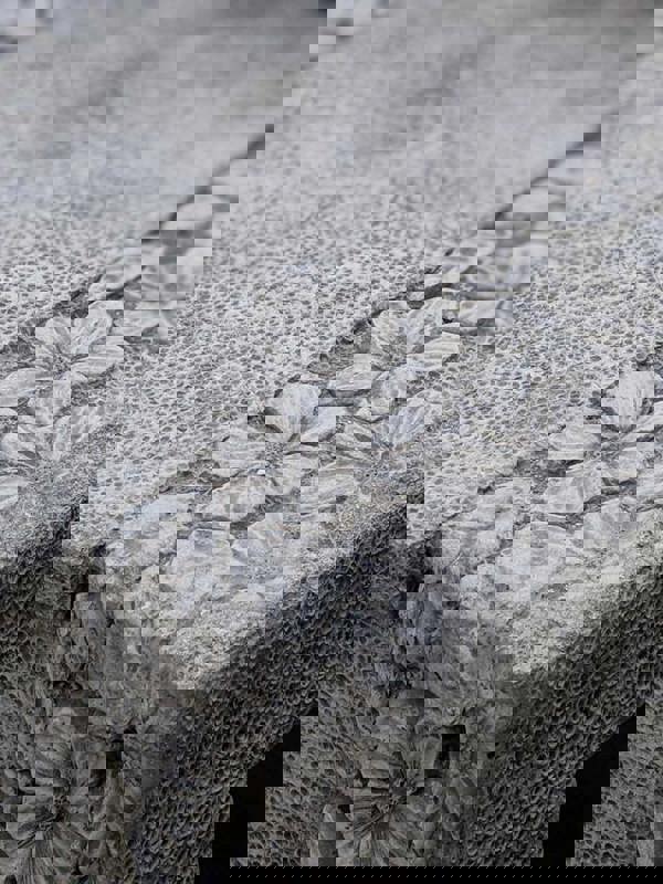 Daisy Design Stone Cast Garden Stool Seat