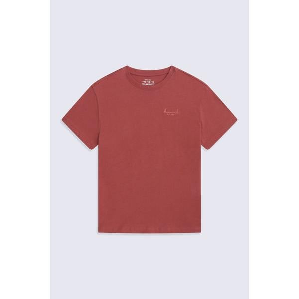 Animal Womens/Ladies Grace Heavyweight Relaxed Fit Short-Sleeved T-Shirt - Rust - 