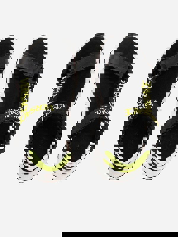 Versace Kids Logo Strap Sandals in Black