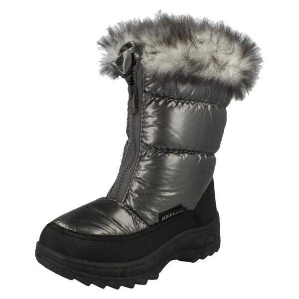 Spot On Girls Spot On Fur Lined Snow Boots
