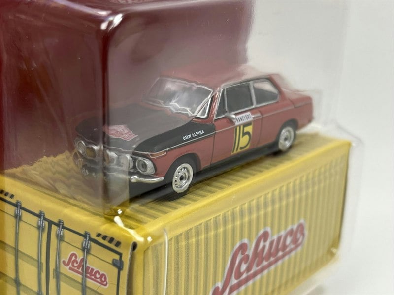 bmw 2002 rally monte carlo 1969 #115 1:64 scale schuco t64s007mc69