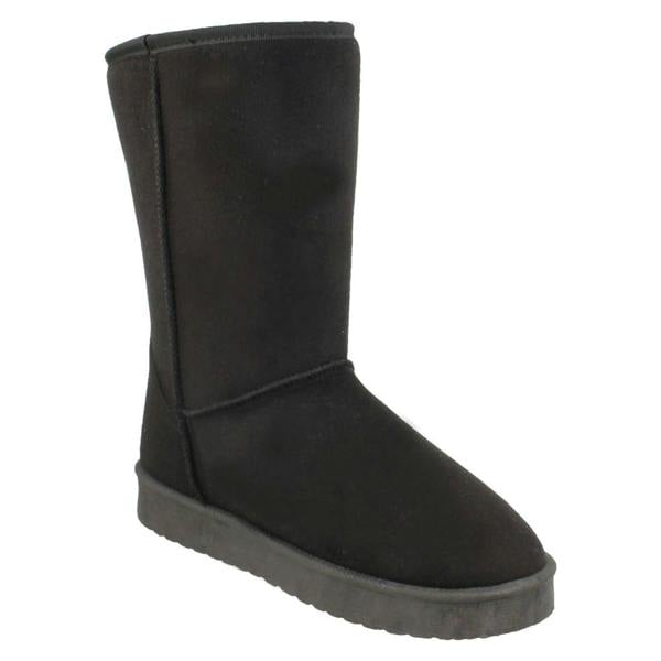 Spot On Ladies Spot On Mid Length Fleece Lined Boots F4406