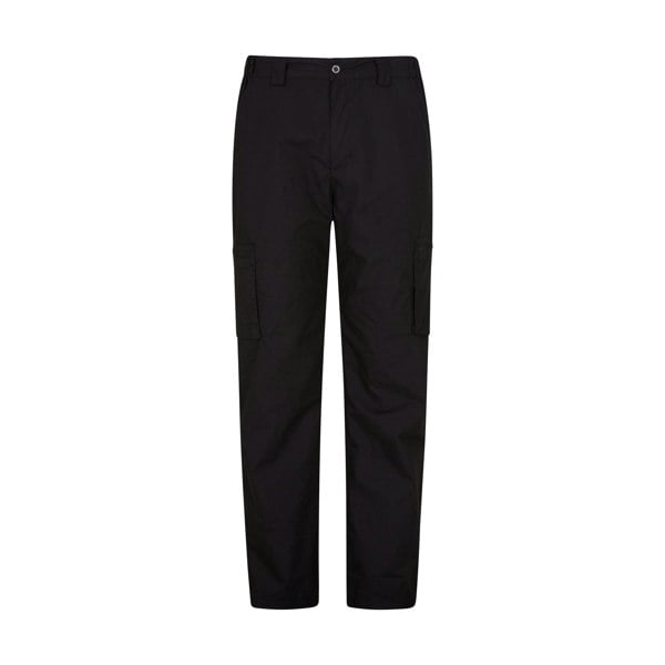 Mountain Warehouse Mens Trek Stretch Long Winter Hiking Trousers - Black