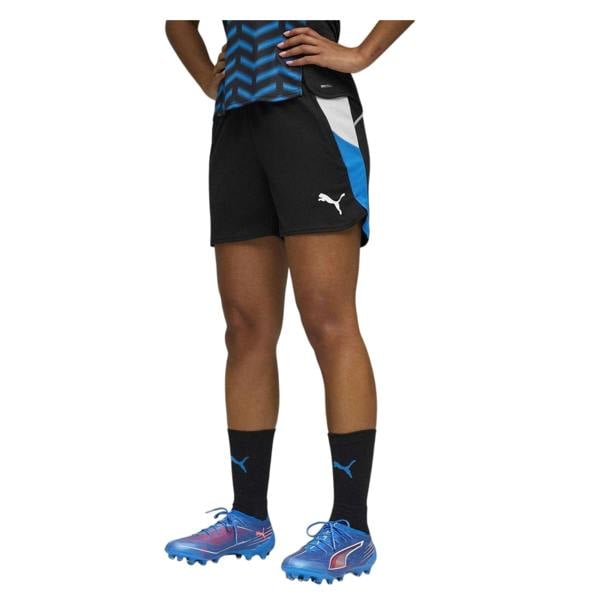 Puma Womens/Ladies Training Workout Shorts - Black/Blue - 