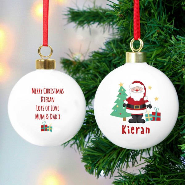 Personalised Memento Company Personalised Santa Bauble