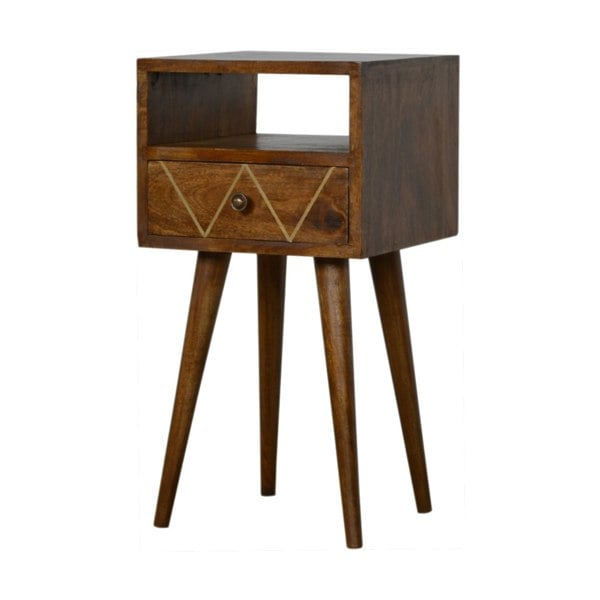 Artisan Furniture Mini Geo Brass Bedside