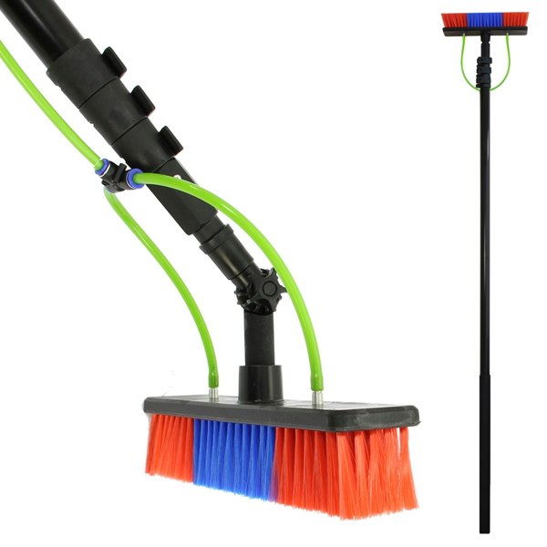 Maxblast 30ft Water Fed Cleaning Pole & 30L Water Trolley