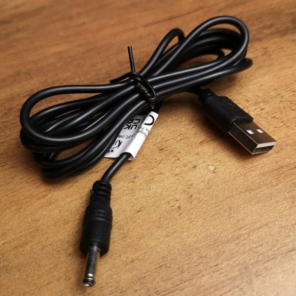 Samuel Alexander 1.5m Black USB Adaptor Plug for Christmas SnowSwirl Decorations