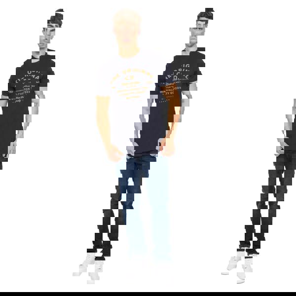 Crosshatch Mens Shoptown T-Shirt - Navy - 