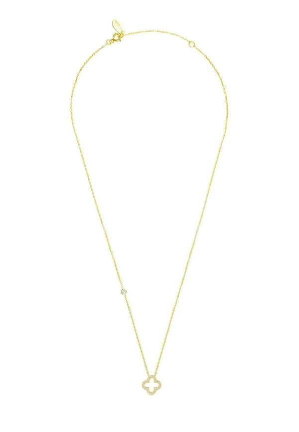Open Clover Pendant Necklace - LATELITA Necklaces