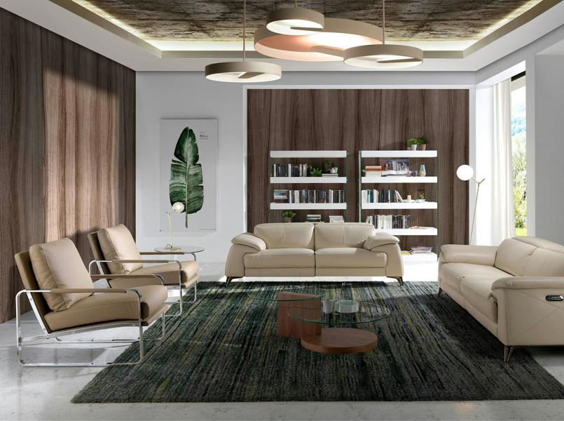 Angel Cerdá Round tempered glass and walnut coffee table 2019