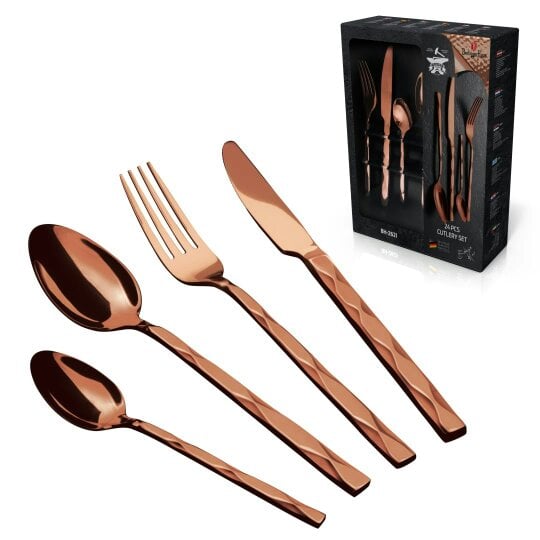 Berlinger Haus 24-Piece Cutlery Set Berlinger Haus BH-2621 Mirror Rose Gold