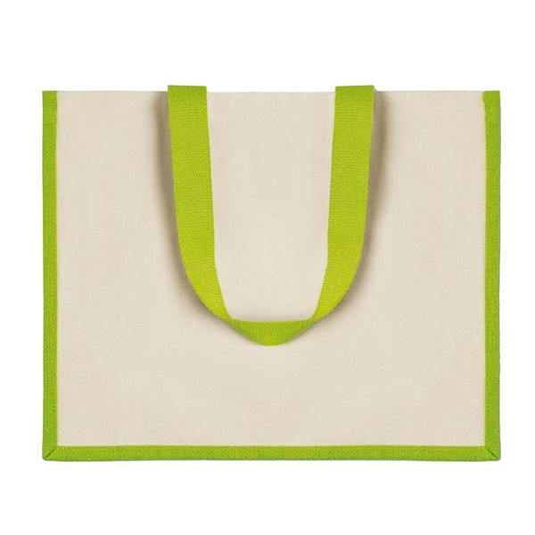 MidOcean Campo De Fiori Jute Shopper Bag - Lime