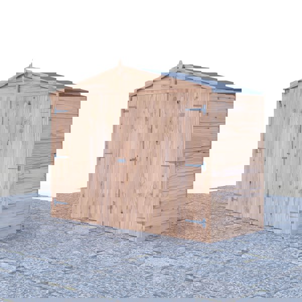 Shire Apex Bike Overlap Store no floor 7x3 - Best Shed