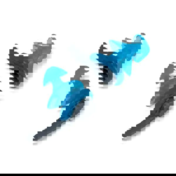 Sleek blue and gray Speedo Biofuse aquatic ear plugs