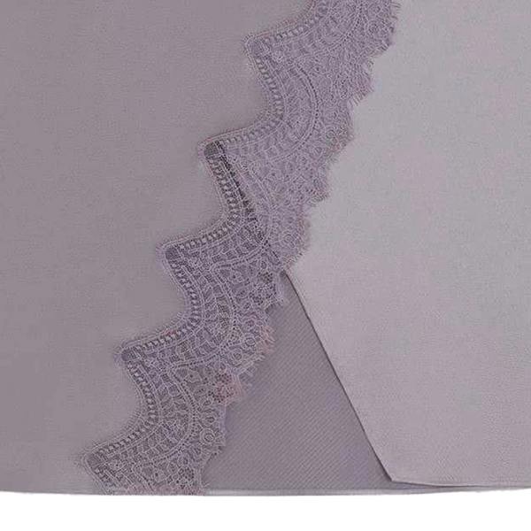 Boss Womens/Ladies Lace Trim Satin Maxi Skirt - Purple - 