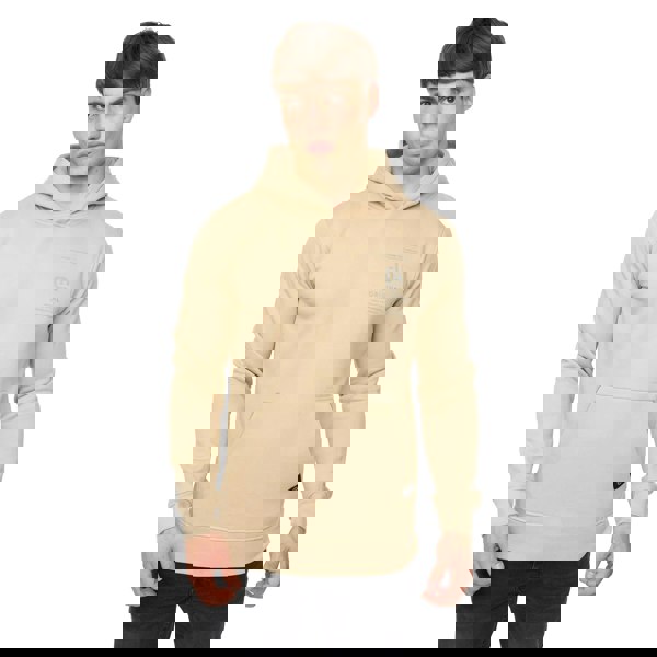 Crosshatch Mens Jamolat Hoodie - Stone