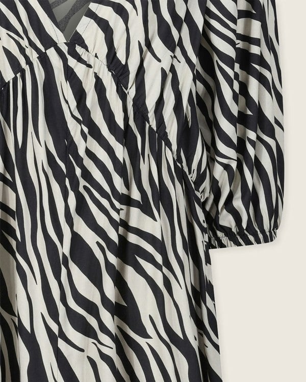 Jasmine Multicolour Zebra Streak Print Maxi Dress- image 5