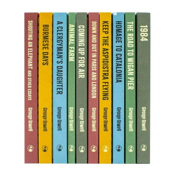 The Greatest Works Of George Orwell 10 Books Hardback Collection
