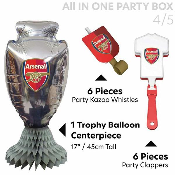 Arsenal FC All in One Party Box Set, Kitchen Accessories, Sports, Gift