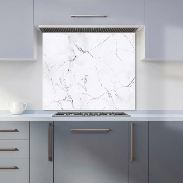 Warren Reed - Designer White Marble Effect Kitchen Splashback