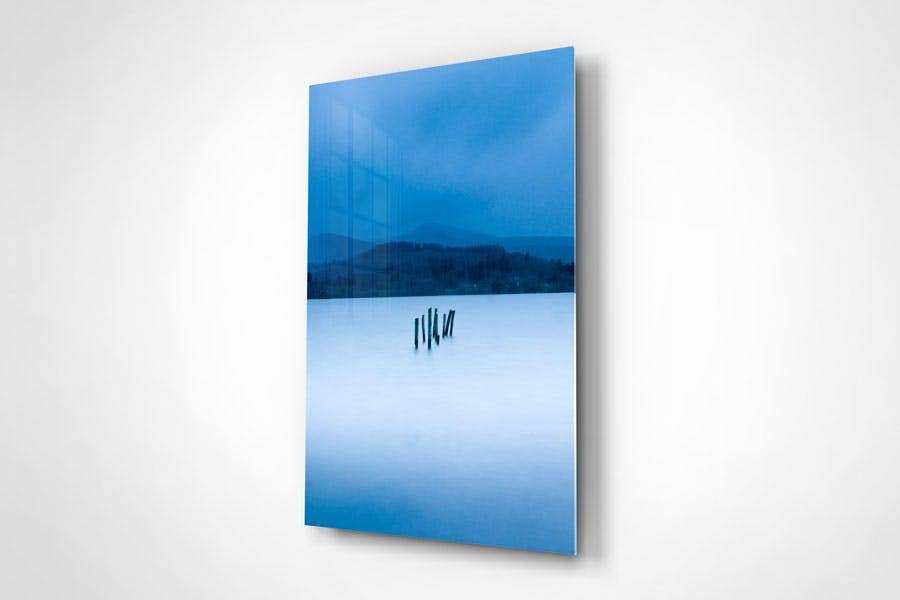 lake district print on glass