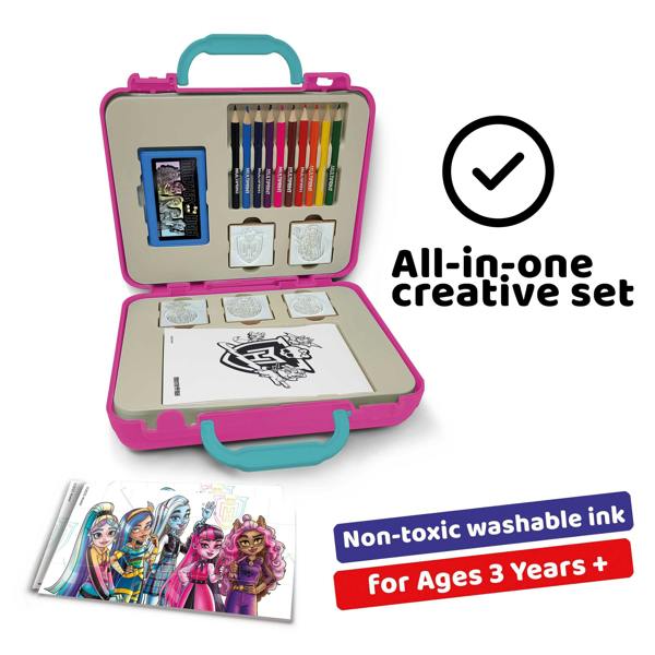 Multiprint Monster High Travel Set by Multiprint – Kids Activity & Craft Set