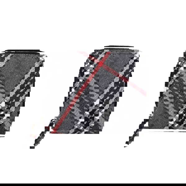 Classic Tartan Zip Purse | Compact Checkered Design with Ample Storage