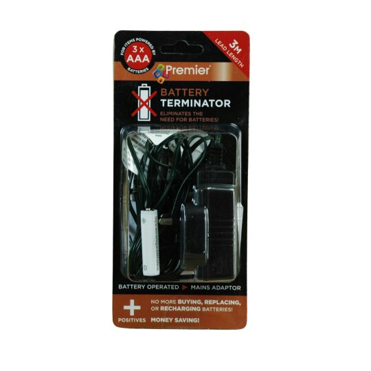 Samuel Alexander 3 x AAA Money Saving Battery Replacement Plug In Adapter