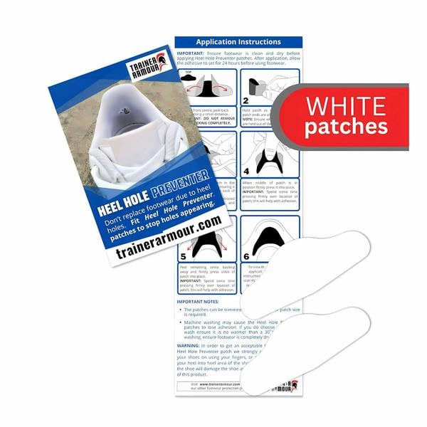 Trainer Armour Heel Hole Preventers - Shoe Lining Reinforcement - 1 Pair