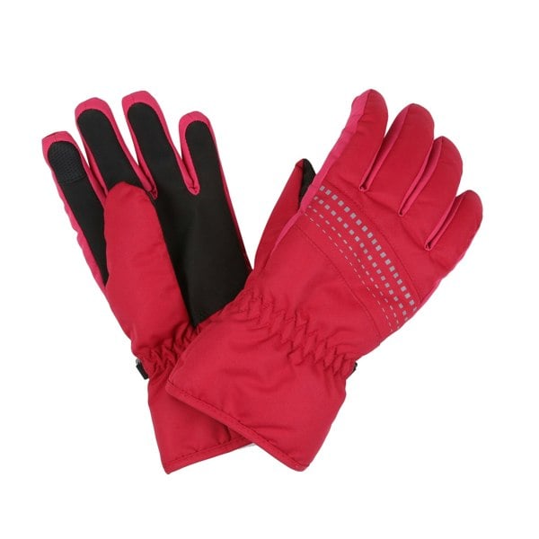 Regatta Childrens/Kids Arlie III Waterproof Gloves - Pink Potion