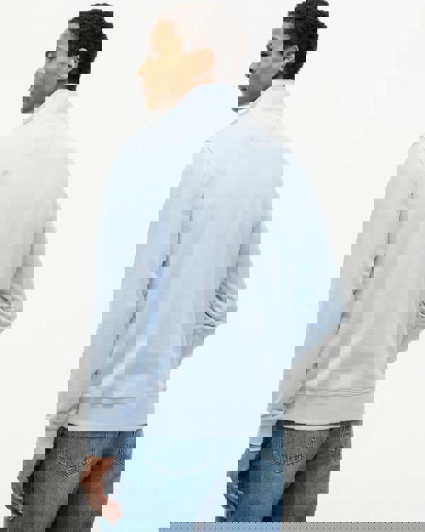 Tommy Hilfiger Essential Terry 1/4 Zip Mens Sweatshirt - Breezy Blue